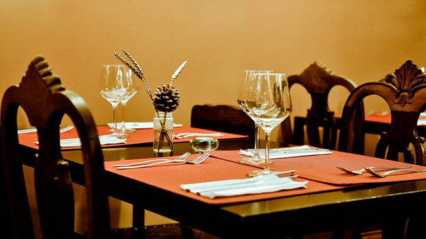 Taberna d'Alegria detalhe da mesa