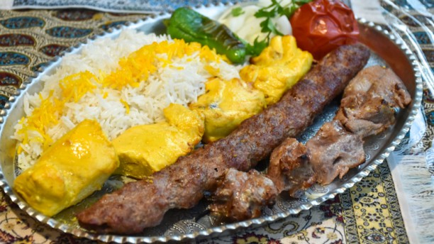1001 Nights Iranian Restaurant Mix Kabab