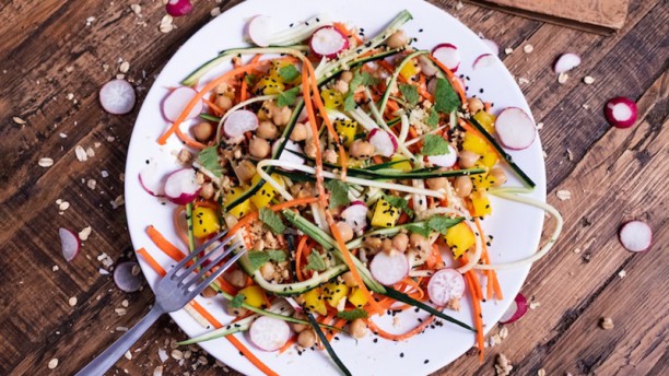 Café Bienvenue Salade Detox, sauce Thai au gingembre