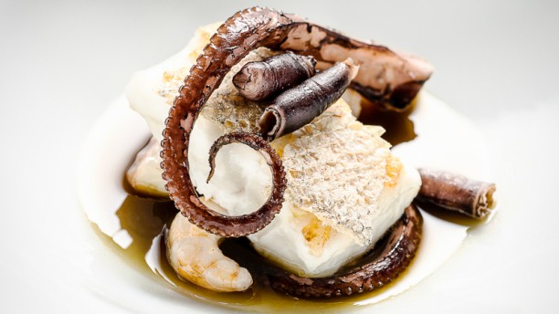 The Yeatman Pescada da Póvoa, Sauté com polvo e molho de salicórnia