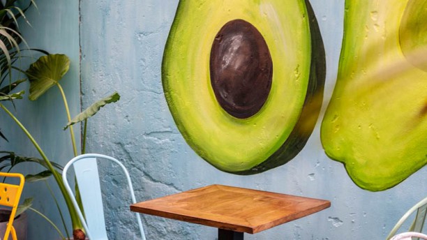 Avocado House Lisbon Vista do interior