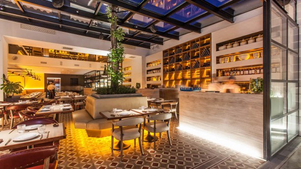 O Asiático Vista da sala