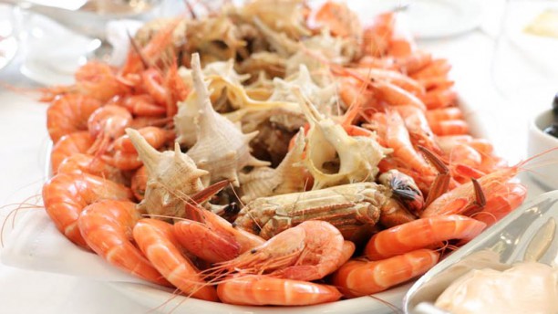 O Mar'co Gambas, camarão da costa, navalheiras e canilhas