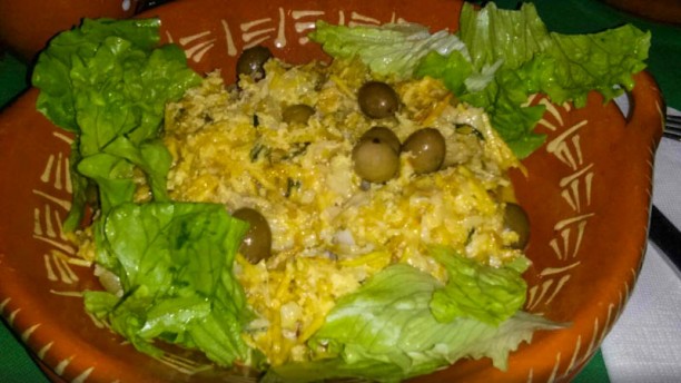 Retiro dos Sentidos Sugestão do chef