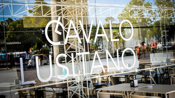 Cavalo Lusitano fachada do restaurante