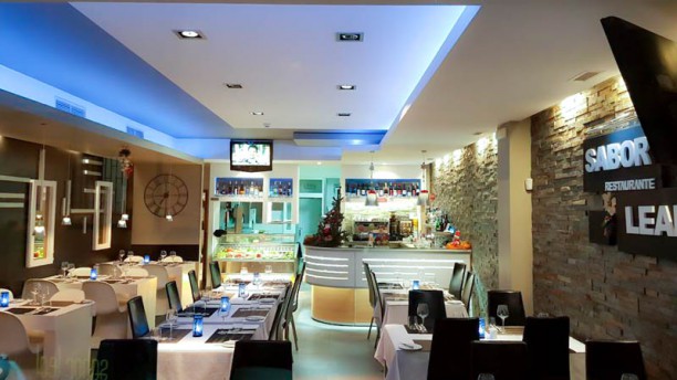 Restaurante Sabor Leal-Steakhouse Vista do interior
