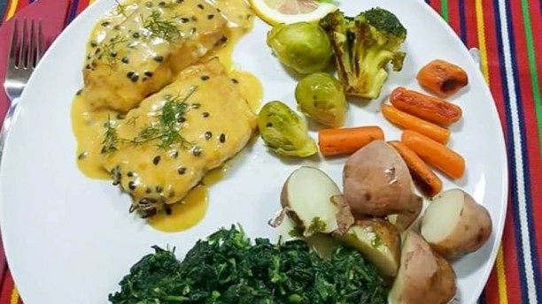 Estação do Norte Salmão tropical