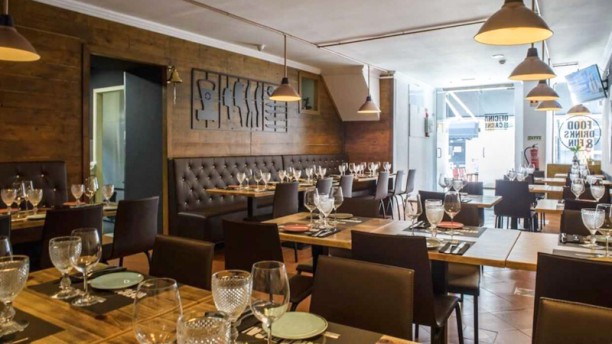 Oficina da Carne Vista do interior