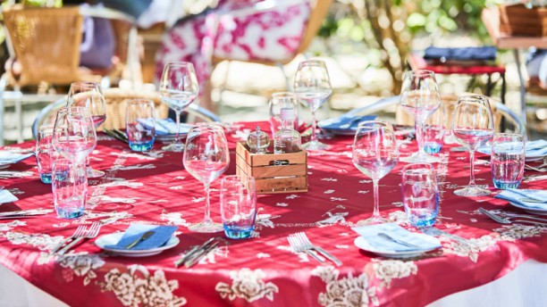 Aquarelle Table at our garden