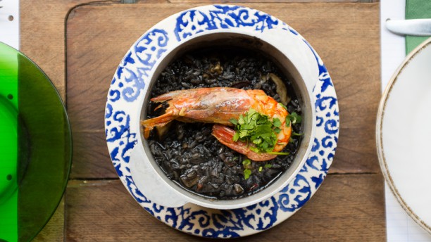 Taberna da Esperança Arroz de choco com camarão