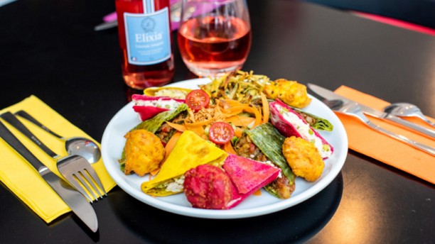 Les Bariolés de Maud Plat de bariolés