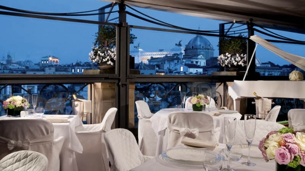 Minerva Roof Garden In Rome Restaurant Reviews Menu And