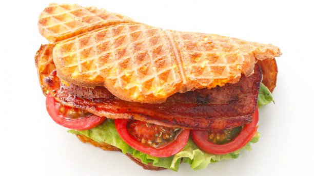 Café Mareva Gaufre patate douce blt