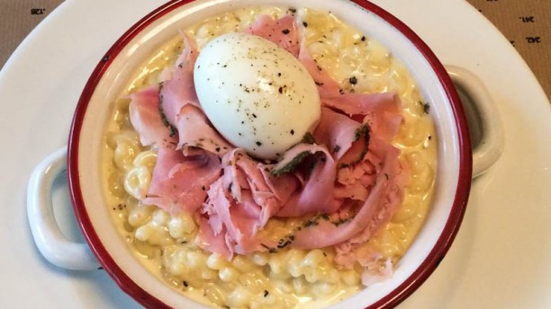 Les Fils à Maman Toulouse Coquillettes crème de Comté et jambon à la truffe