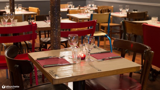 Les Fils à Maman Toulouse Détail tables