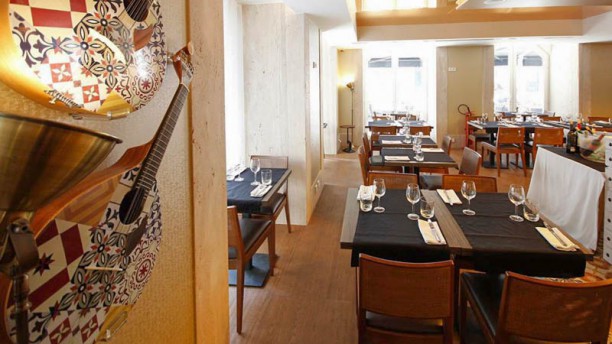 Restaurante Ouro Vista da sala