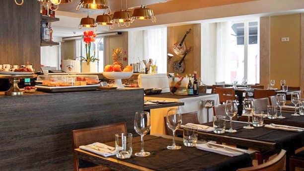 Restaurante Ouro Vista da sala