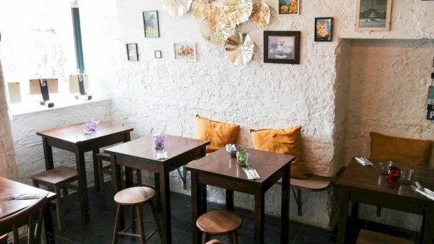 O Tainadas Restaurante & Bar Vista da sala