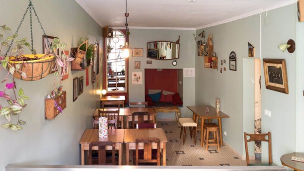 Bruta Flor Vista da sala