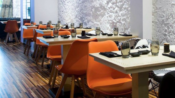 Mangá Sushi House sala do restaurante