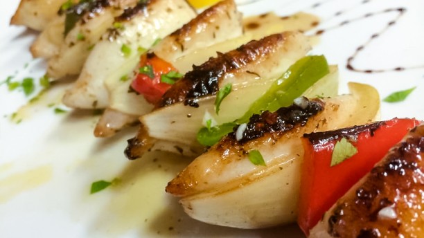 Frango da Guiia Garajau Espetada de Lulas