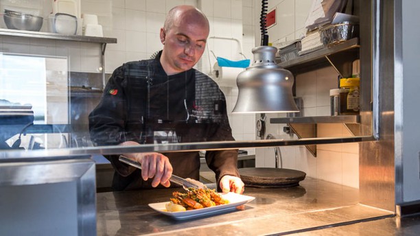 Restaurante Refúgio Vista da cozinha