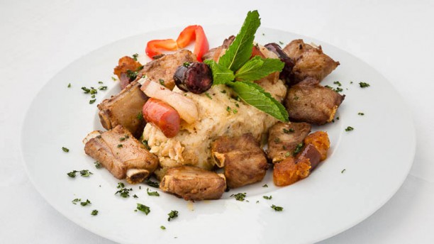 Don'Ardósia Migas com Entrecosto de Porco Preto