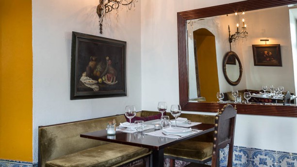 A Travessa Vista do interior