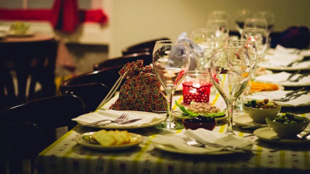 Maria da Mouraria - Casa de Fados Detalhe da mesa