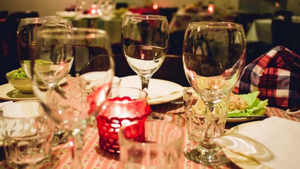 Maria da Mouraria - Casa de Fados Detalhe da mesa