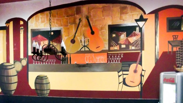 Compostu Tavern detalhe de decoração