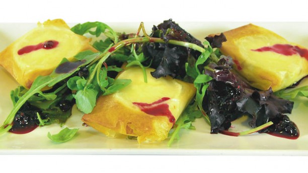 Lá em Casa Trouxas de Queijo Cabra