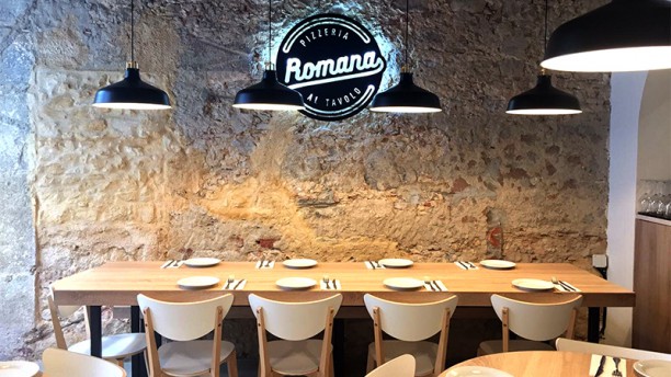 Pizzeria Romana BIO Vista do interior