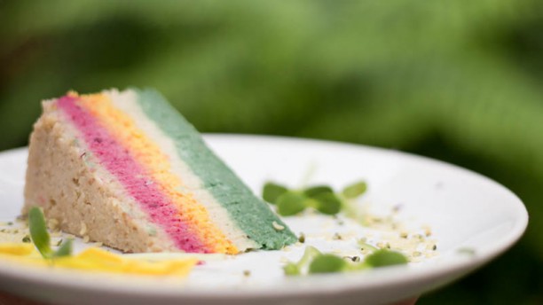 Jardim dos Sentidos Bolo Crudívero