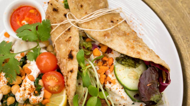 Jardim dos Sentidos Shawarma de Tempeh