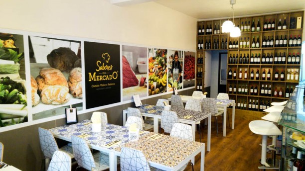 Sabores do Mercado Vista da sala