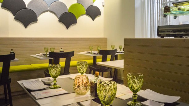 Edo Sushi Lumiar sala do restaurante