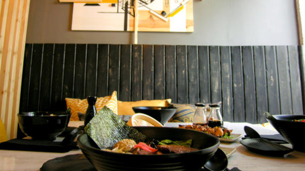 KOPPU RAMEN + IZAKAYA Vista da sala privada